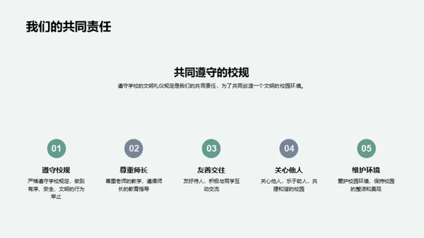 校园文明礼仪实践