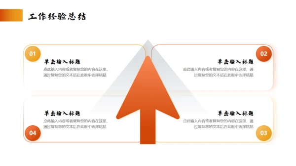 苍茫大漠风格砥砺奋进工作总结通用PPT模板