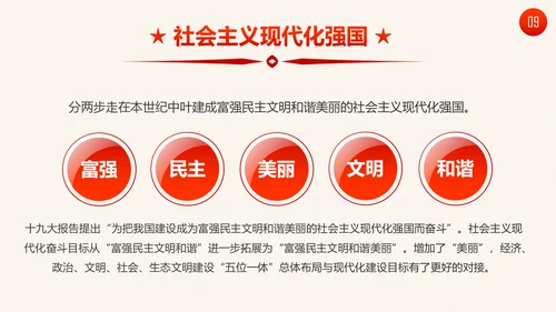 学习十九大精神新提法新举措PPT模板
