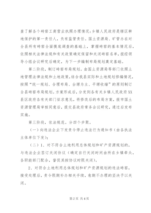县整治非法砖窑工作方案.docx