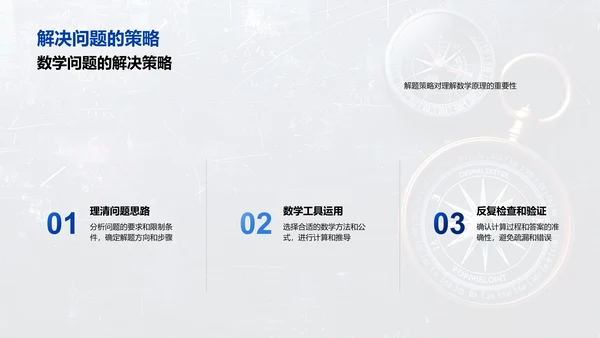 数学在生活中的应用PPT模板