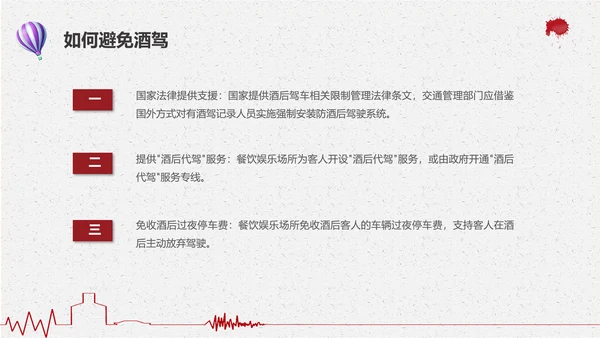 拒绝酒驾遵守交通法规关爱危险驾驶通用PPT模板