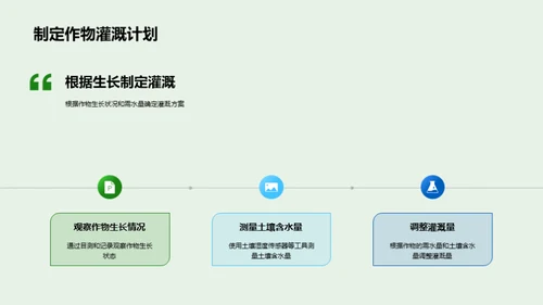 农田灌溉技术分享