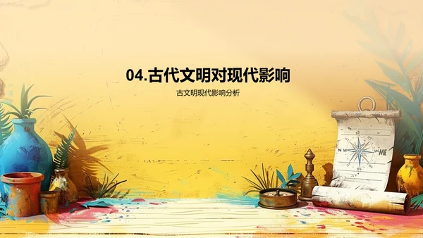 古代文明解读PPT模板