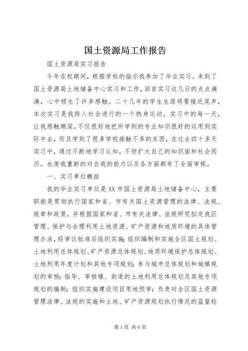 国土资源局工作报告.docx