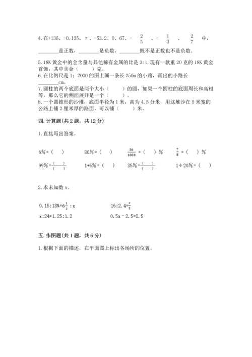 小学数学毕业测试卷含答案（能力提升）.docx