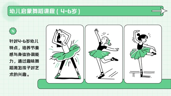绿色创意风风暑期兴趣活动PPT模板