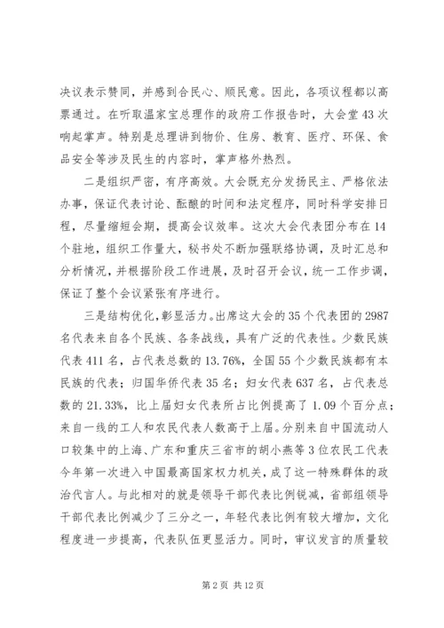 全国“两会”精神学习传达提纲.docx