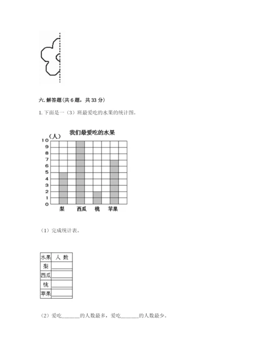 小学二年级下册数学期末测试卷含答案（基础题）.docx