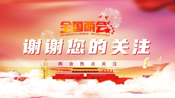 党政之筑梦新时代两会热点关注PPT课件