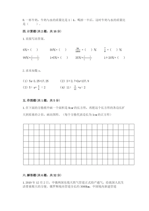 小升初数学期末测试卷加答案.docx