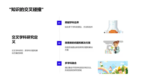 交叉学科研究探讨PPT模板