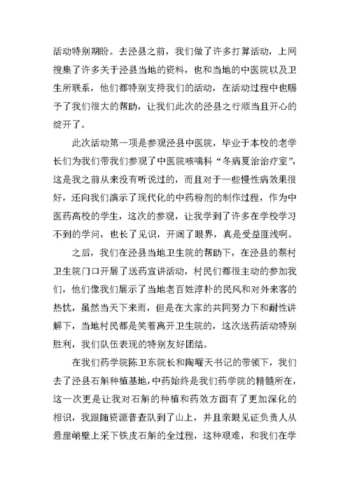 三下乡支教心得小结600字