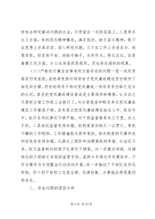 公安局主题实践问题整改清单.docx