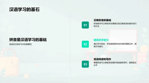 拼音学习指南PPT模板