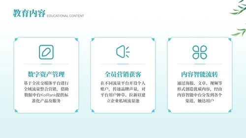 绿色古风经典诗词欣赏PPT模板