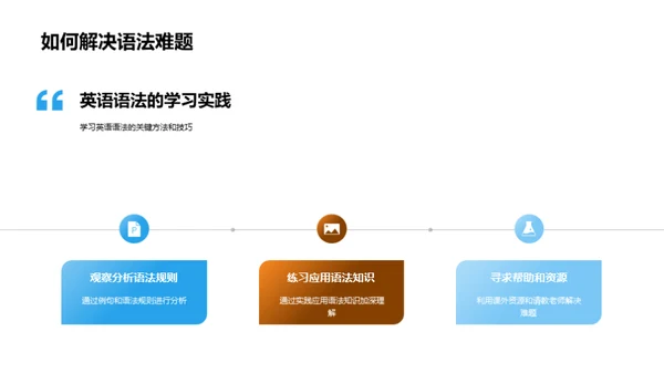 掌握英语语法之道
