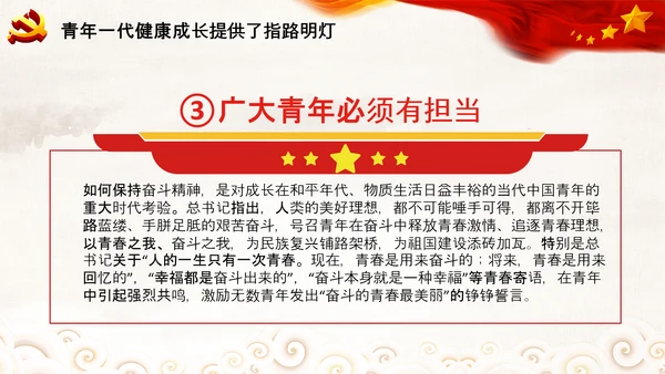 共青团100周年青年工作的重要思想团委PPT