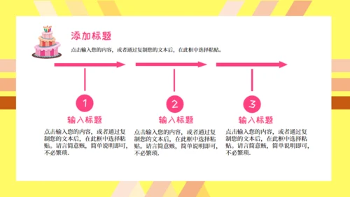 生日快乐主题通用PPT模版