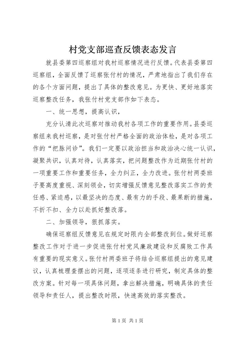 村党支部巡查反馈表态发言_1.docx