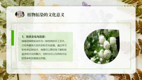 植物拓染非遗传承通用PPT模板