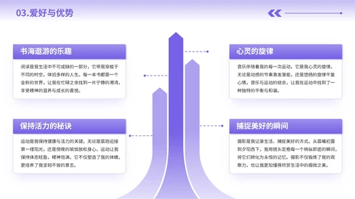 紫色个人介绍通用PPT模板