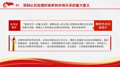 处理好政府和市场关系构建高水平社会主义市场经济体制党课PPT