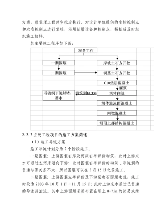 古田某水电站重力拱坝施工组织设计.docx