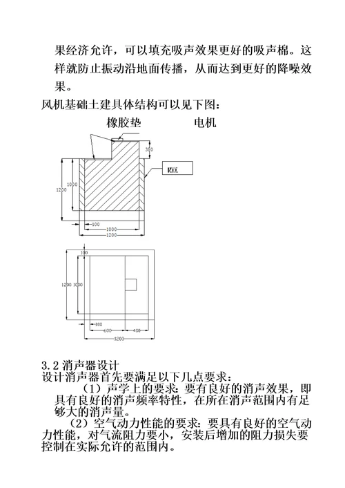 风机降噪装置的设计