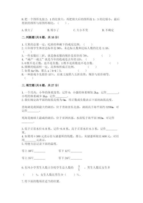 北京版六年级下册期末真题卷（精练）.docx