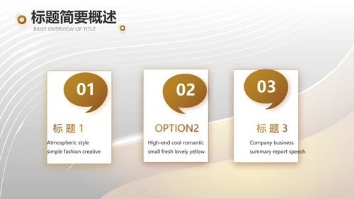 金色大气商业融资计划书PPT