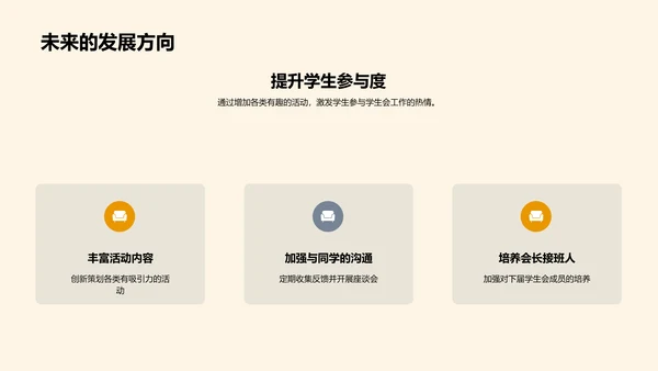 学生会工作回顾与展望