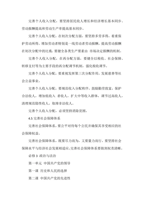 普通高中学业水平考试政治主观试题考前必背.docx