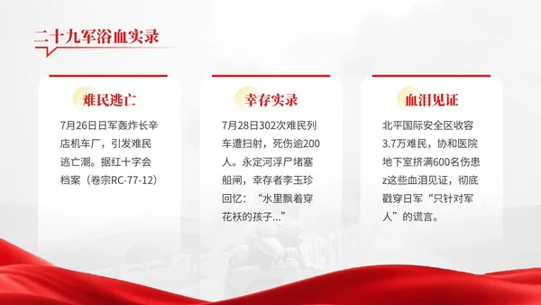 红色党政风民族记忆历史警钟红色文化宣传PPT