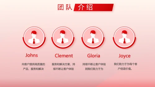 红色医疗耳科工作汇报动态PPT模板