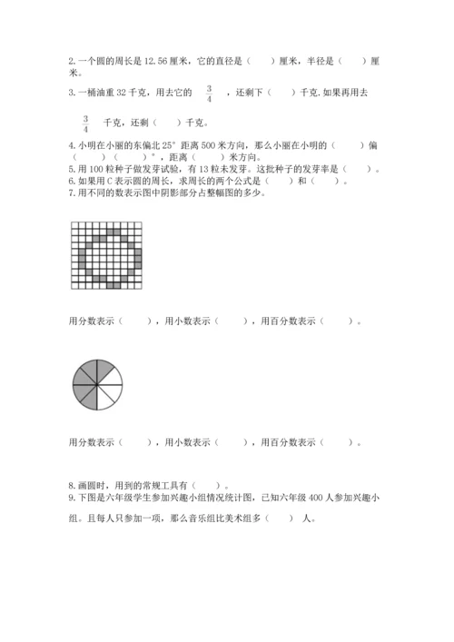 人教版六年级上册数学期末测试卷精品（b卷）.docx