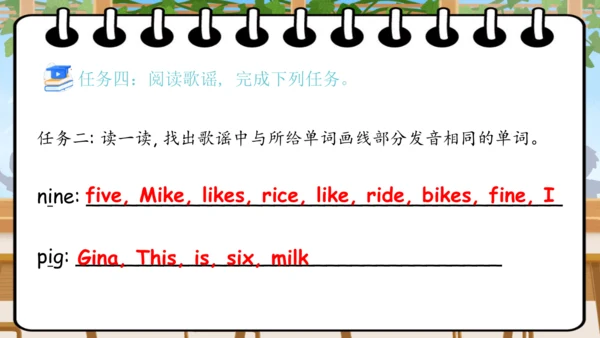 Unit 2 My schoolbag 单元复习(四)-语音及阅读+典型例题（共26张PPT）
