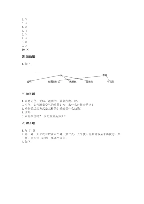 教科版一年级下册科学期末测试卷带答案（巩固）.docx