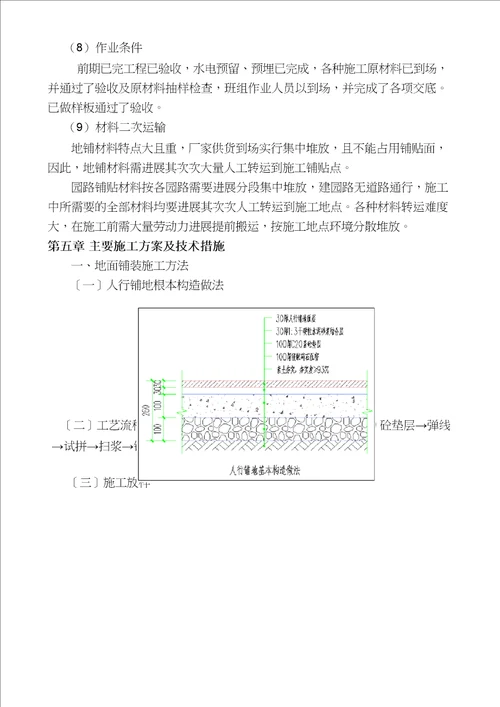 景观铺装、园路、小品