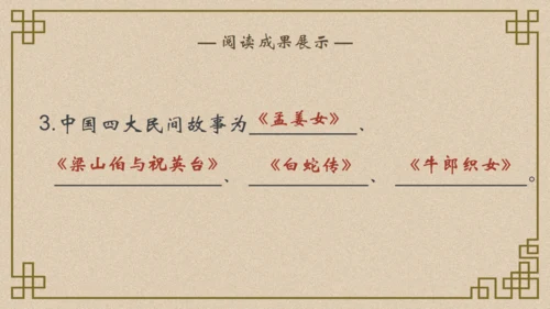 古典民间故事通用PPT模板