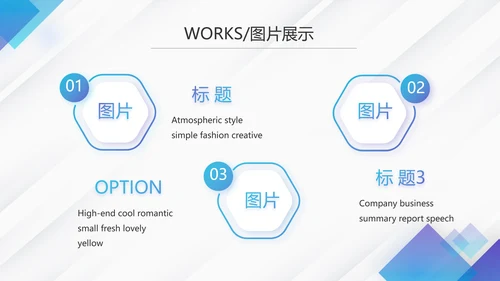 蓝色创意大气企业公司宣传简介PPT