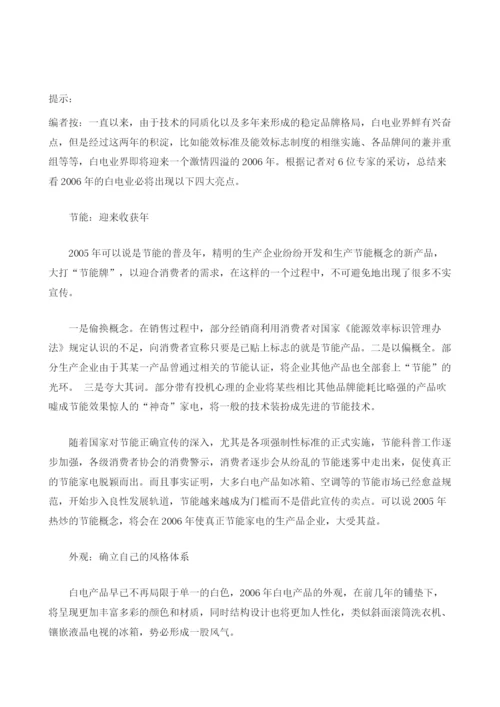 四大话题点燃白电激情.docx