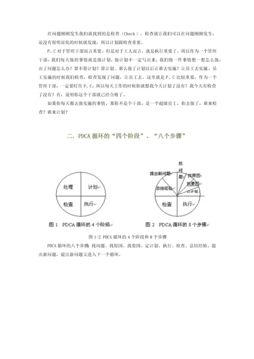 PDCA循环在工厂管理中的应用.docx