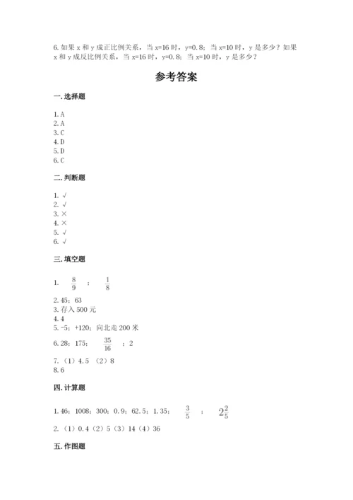 宝清县六年级下册数学期末测试卷（a卷）.docx