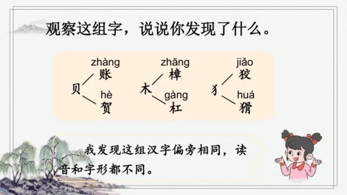 部编版四年级上册语文 语文园地二 课件