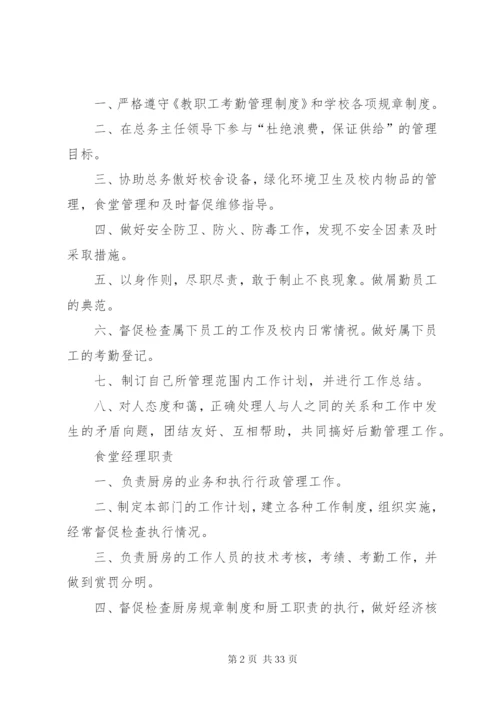 学校后勤管理相关制度.docx