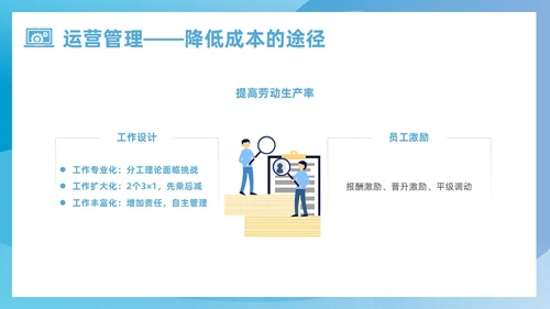 蓝色简约风运营管理培训课件企业管理