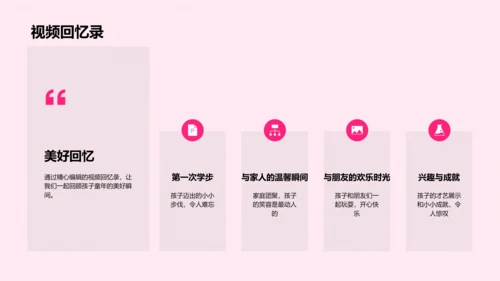 生日快乐，成长快乐PPT模板
