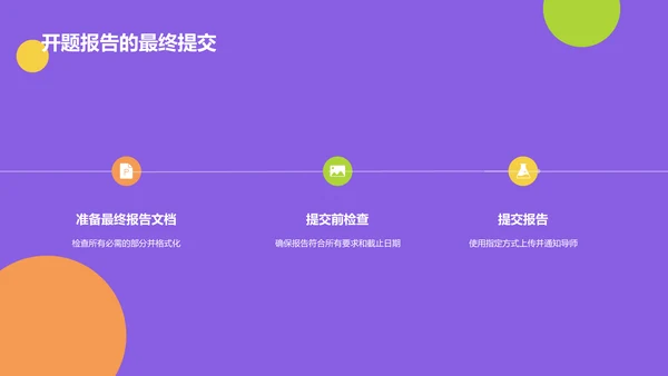 紫色创意开题汇报PPT模板