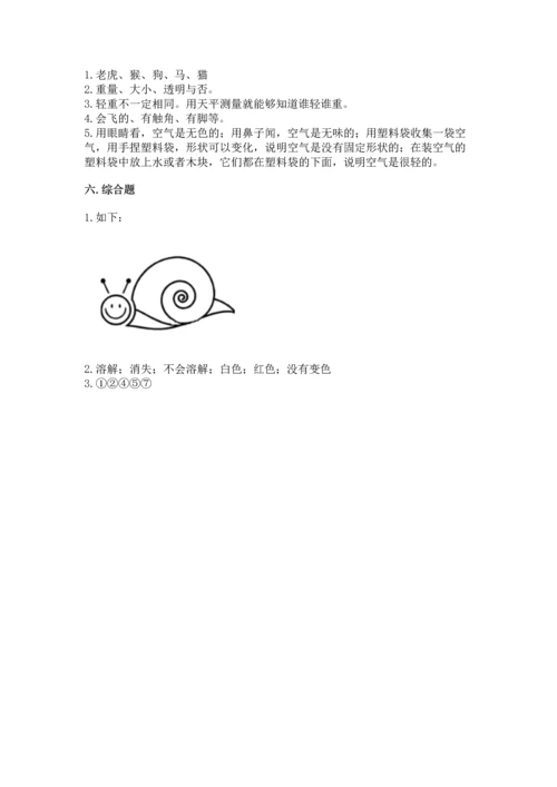 教科版一年级下册科学期末测试卷精品（夺冠）.docx